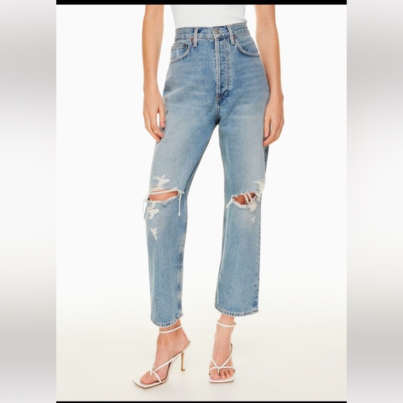 AGOLDE 90s Crop Jean - Picture 1 of 9